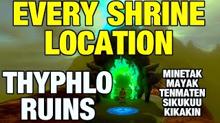 EVERY SHRINE LOCATION amp HOW TO Thyphlo Ruins  Zelda Tears of the Kingdom [upl. by Hospers]