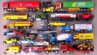 Diecast Review  Dump Truck Grader Forklift Mining Truck Train Ambulance Concrete Truck [upl. by Thapa721]