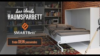 Schrankbett SMARTBett®  Raumsparbett in hoher Qualität‎  BS Möbel [upl. by Ardnoid]