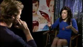 Laura host of YTVs Big Fun Movies interviews Armie Hammer [upl. by Annohsat]