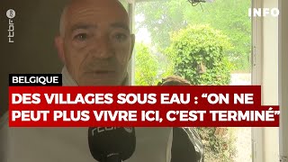 Spéciale Inondations  une montée des eaux spectaculaire et des dégâts considérables  RTBF Info [upl. by Husha]