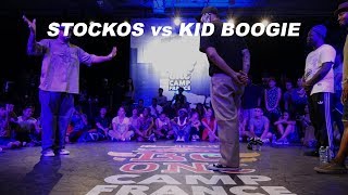 Stockos vs Kid Boogie  7 to smoke Popping  RedBull BC One Camp France 2018 [upl. by Nikal]