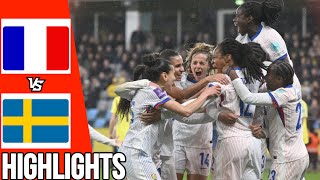 France vs Sweden  All Goals amp Highlights  Women’s Euro Qualifier  090424 [upl. by Materse607]