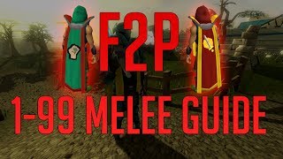 Runescape 3  Free to Play 199 Melee guide 2019 [upl. by Fang]