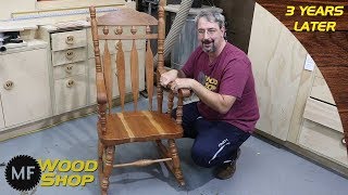 Rocking Chair Build  Three Years Later [upl. by Notnirt387]