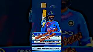 Nidahas Trophy 2018 final match  final over India vs Bangladesh shorts [upl. by Alleinnad]