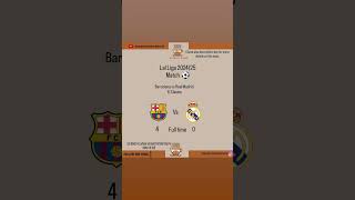 Barcelona vs Real Madrid El Clasico ⚽️ shorts ytshorts news elclasico football lalliga india [upl. by Royall]