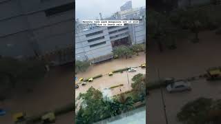 Heavy rain in Bengaluru Manyata tech park 2024 [upl. by Cardie]