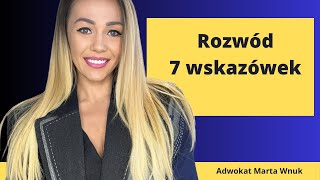 Rozwody  7 wskazówek [upl. by Atsillak]