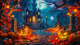 Autumn Village Halloween Ambience 🎃Spooky Music Playlist 👻Halloween Ambience Music 2024 [upl. by Einnaf]