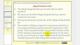 Introduction to Apportionment [upl. by Airyt]