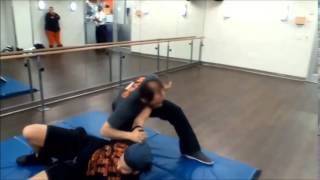 Hip throw from rear choke [upl. by Lennon]