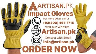 Impact Resistant Leather Gloves Canada USA Artisan Manufacturer Working Welding Safety Gloves UK [upl. by Griff]