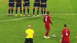 FREE KICK GENIUS  THIAGO  BAYERN MUNICH [upl. by Yvor]