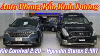 🔘 Nhà còn 2 xe rộng rãi Kia Carnival 22D 2022  Hyundai Starex 24AT 2016 [upl. by Neural]