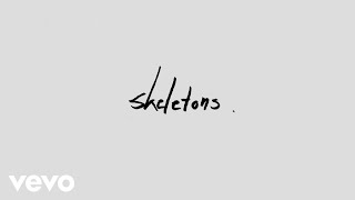 keshi  skeletons lyric video [upl. by Quick904]