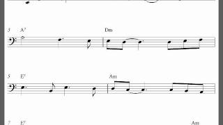 Free easy cello sheet music score Hevenu Shalom [upl. by Hallett]