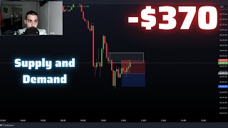 Day 10  Trading Supply and Demand For a Living  370 ❌ [upl. by Otanutrof]