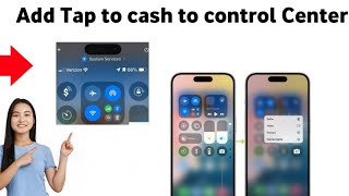 How to Add Tap to cash to the control Center on your iPhone 2025 [upl. by Lerner]