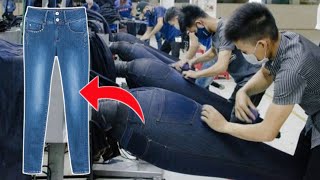 देखिये इस तरह से फैक्ट्री में बनती है जीन्स  how jeans are made  jeans kaise banta hai [upl. by Allred]