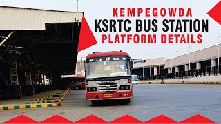 KSRTC Bus Terminal Majestic Bangalore  Passengers Your Attention Please [upl. by Ahsinuq]