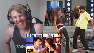 Aal Thotta Bhoopathi  Video Song  Youth  Thalapathy Vijay • Reaction By Foreigner [upl. by Enylecoj41]