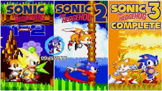 Sonic 2 Style in Sonic Trilogy • Sonic Hack [upl. by Mian]