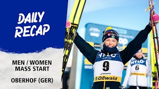 Valnes and Karlsson cruise to Mass Start wins in Oberhof  FIS Cross Country World Cup 2324 [upl. by Niveg]