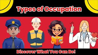 Occupations and Jobs  Learning Different Occupations names  Kids Vocabulary [upl. by Kall]