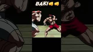 Baki finished the fight with one punch👀😲Baki the Grappler anime animemoments baki [upl. by Karb]