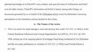 Mortgage Fraud Lawsuit [upl. by Sirromal]