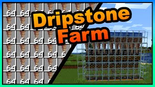 Automatic Dripstone Farm Minecraft 120  121  Minecraft Dripstone Breeder [upl. by Analart50]