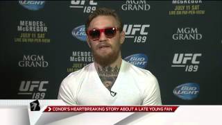 Conor McGregor’s Heartbreaking Story About Late Young Fan [upl. by Pritchard]