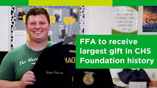 CHS Foundation supports FFA [upl. by Haneehs]