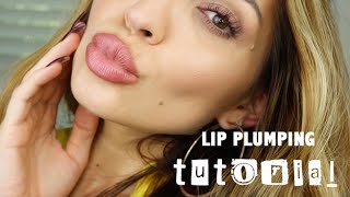 Ultimate Lip Plumping  Makeup Tutorial [upl. by Immot]