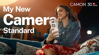 Deepika Padukone x CAMON 30 Series The Official Reveal [upl. by Akcinat109]