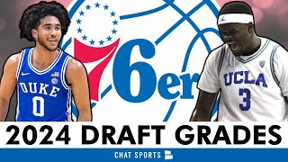 Philadelphia 76ers Draft Grades Jared McCain amp Adem Bona  2024 NBA Draft [upl. by Clayton316]