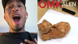 OMKalen Kalen Reacts to Unseasoned Fried Chicken [upl. by Meghann]