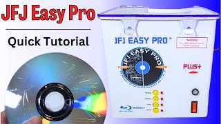 How to Use the JFJ Easy Pro  Disc Repair Quick Tutorial [upl. by Meehaf201]