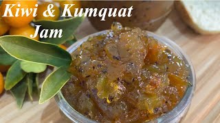 Kiwi Fruit Jam  Easy Homemade Fruits Jam  Cách Làm Mức Tắc Kiwi jam kiwi kumquat fruit [upl. by Tiena]