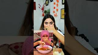 Halal food blogger😁 rhosnijahan funny comedyshorts foryou youtubeshorts shortvideos [upl. by Eissirc]