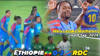 Ethiopie 02 RDC 🇪🇹🇨🇩 Résumé du Match Qualification Maroc 2025 [upl. by Adnah]