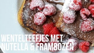 Wentelteefjes met Nutella en frambozen  OhMyFoodness [upl. by Boesch]