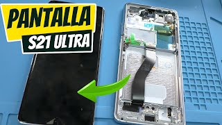 Cambia la Pantalla Samsung S21 Ultra en Casa ¡Reparación Fácil y Rápida [upl. by Leahpar207]