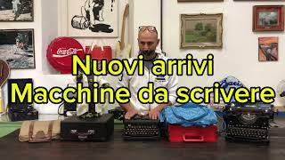 Macchine da scrivere Olivetti Valentine M40 Italia 90 Studio 42 Lettera 22 32 Everest [upl. by Lac613]