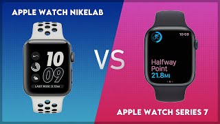 Apple Watch NikeLab vs Apple Watch Series 7 Comparison [upl. by Berglund882]