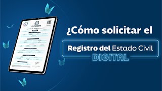 ¡Paso a paso para solicitar el Registro Civil Digital [upl. by Attelocin]