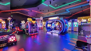 Video Game Arcade Tours  Horseshoe Arcade Las Vegas NV 🇺🇸  BRAND NEW [upl. by Balduin]