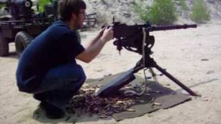 Browning 30 Cal Machine Gun Model 1919 Full Auto [upl. by Darryl873]