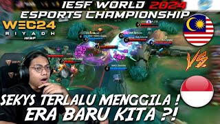 MALAYSIA VS INDONESIA SEMIFINALS MATCH 3 IESF WEC 2024 [upl. by Mayda983]